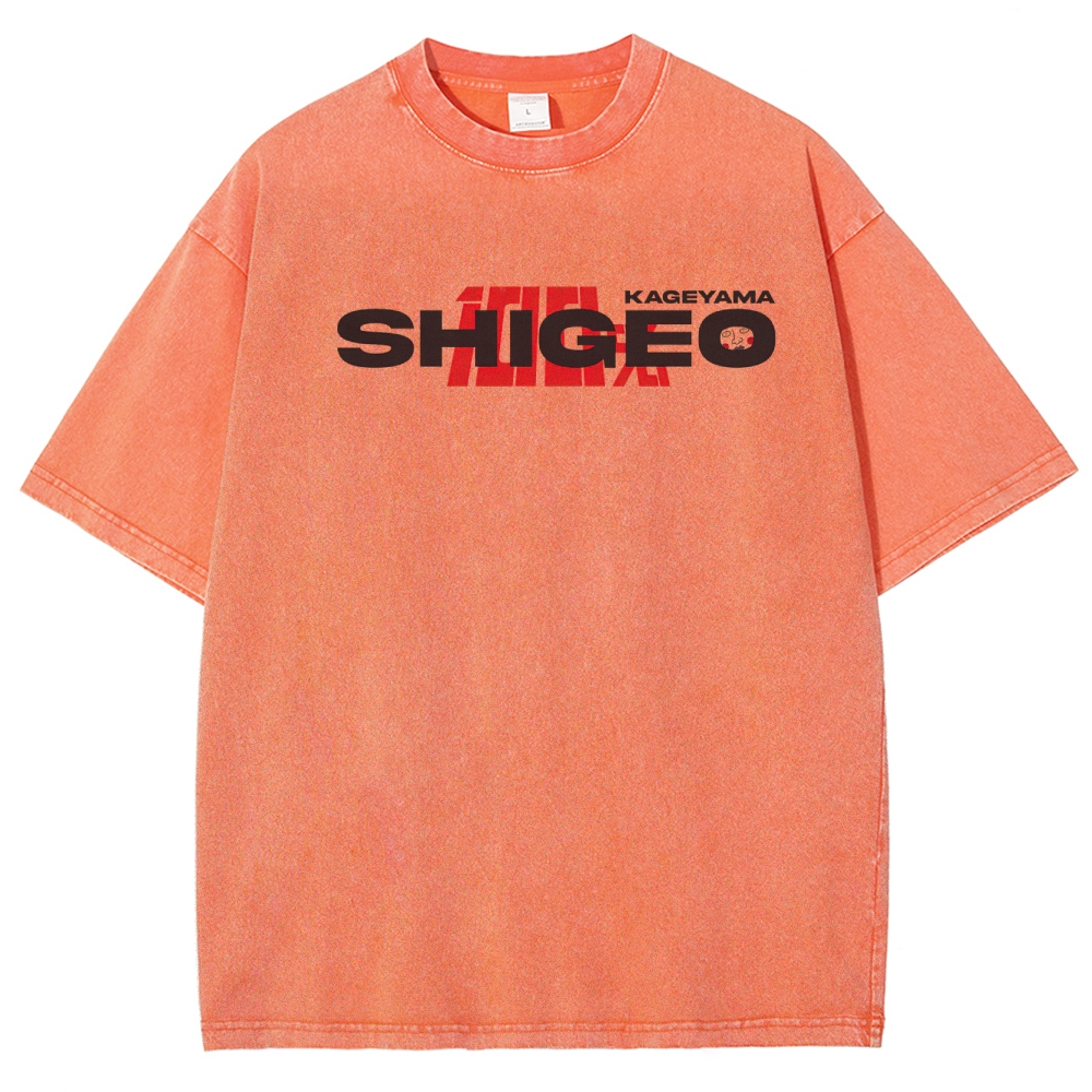 Supernatural Anime Character Graphic Retro Washed T-Shirt