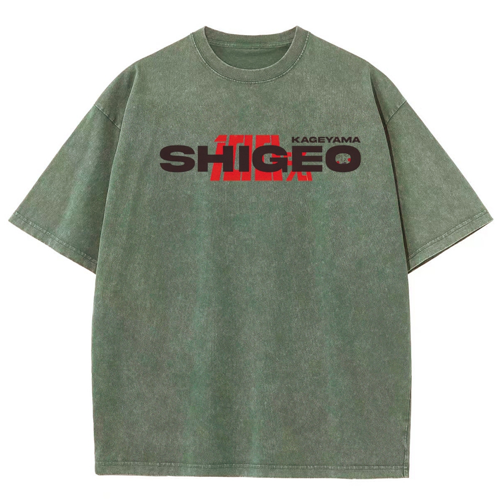 Supernatural Anime Character Graphic Retro Washed T-Shirt