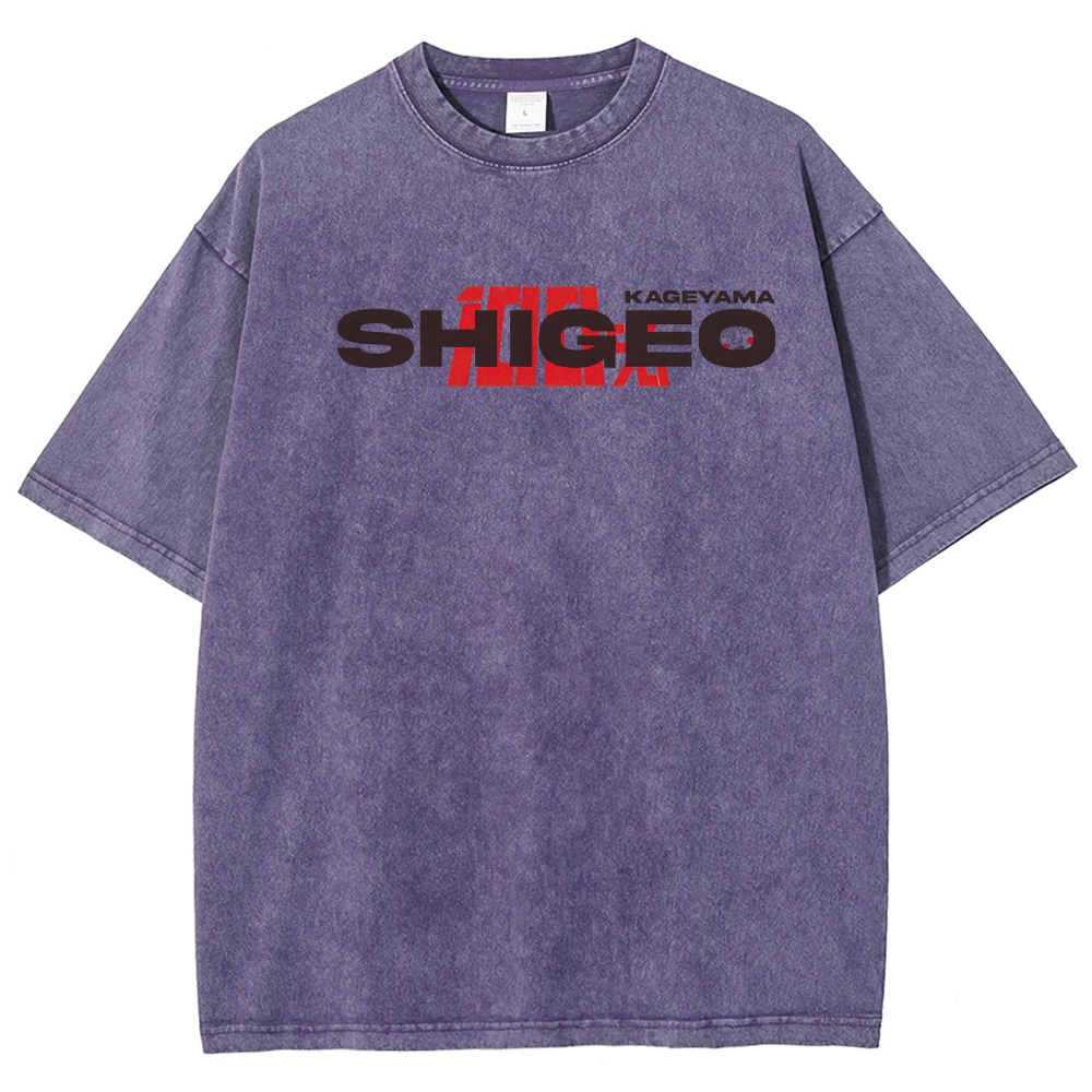 Supernatural Anime Character Graphic Retro Washed T-Shirt