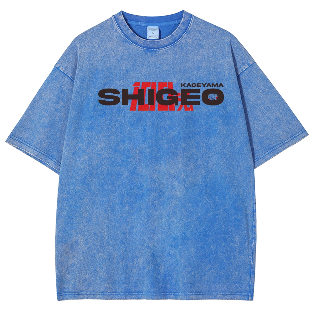 Supernatural Anime Character Graphic Retro Washed T-Shirt