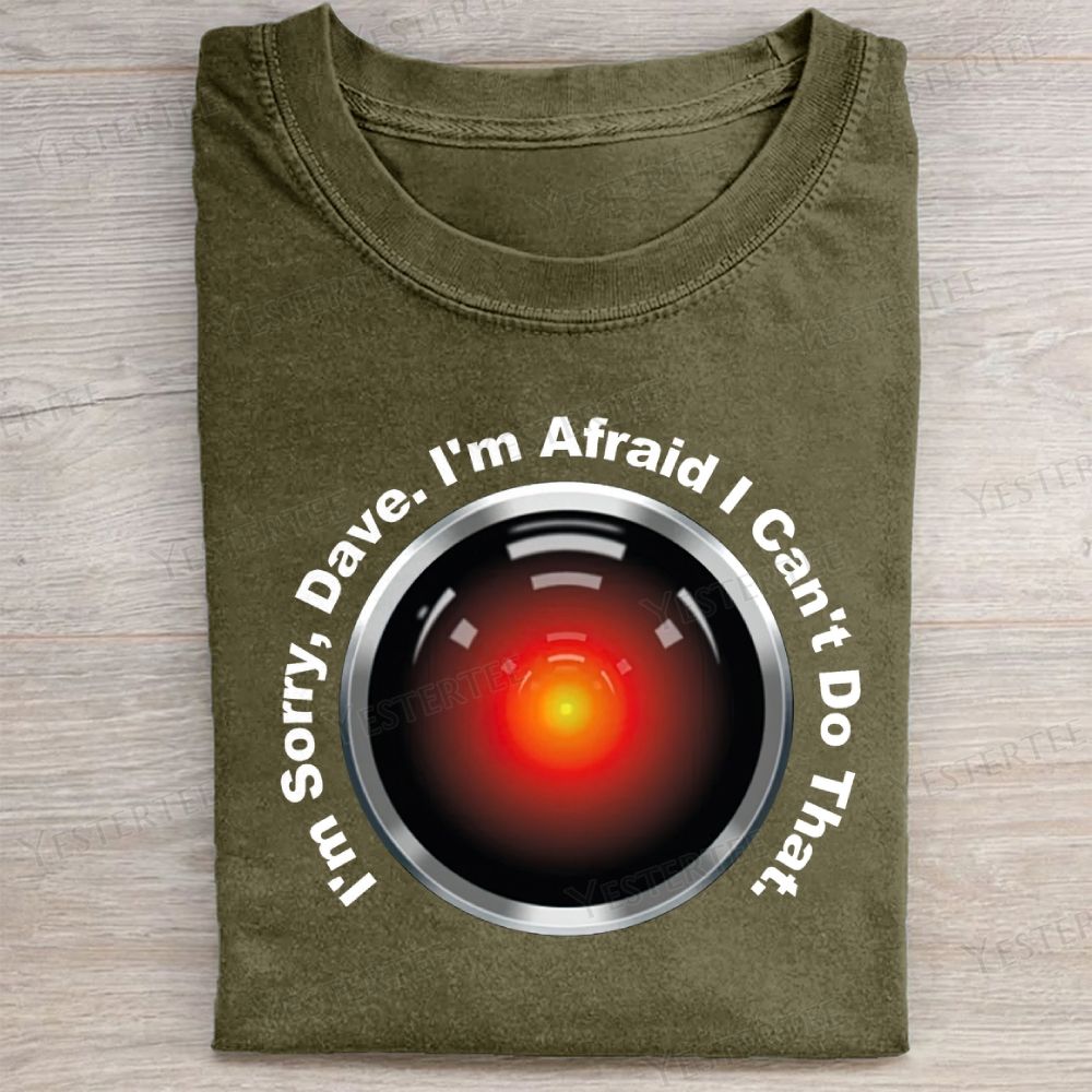 Futuristic AI Refusal Washed Tee 
