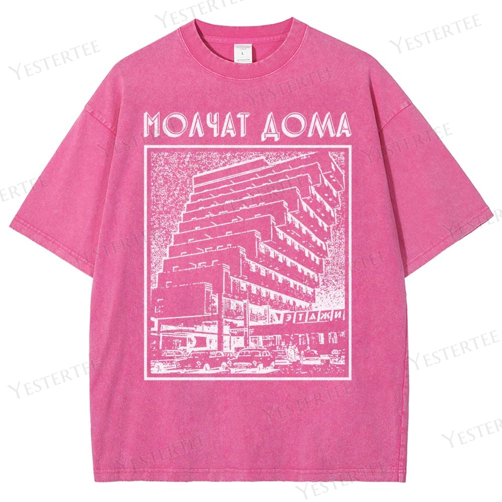 Brutalist Echo  Washed T-Shirt