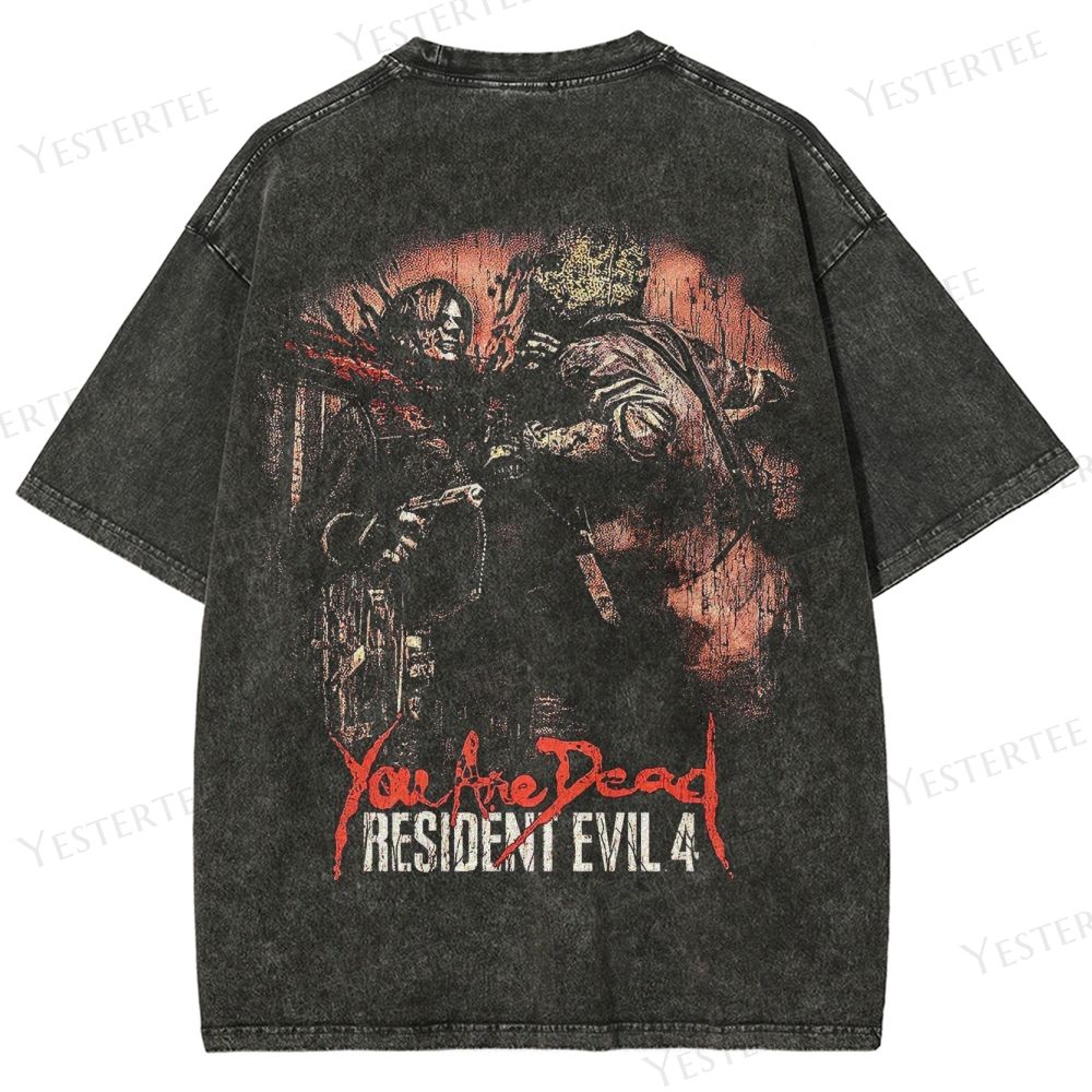 Survival Horror Tribute Washed T-Shirt 