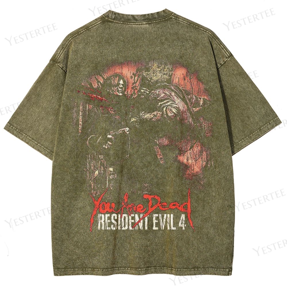 Survival Horror Tribute Washed T-Shirt 