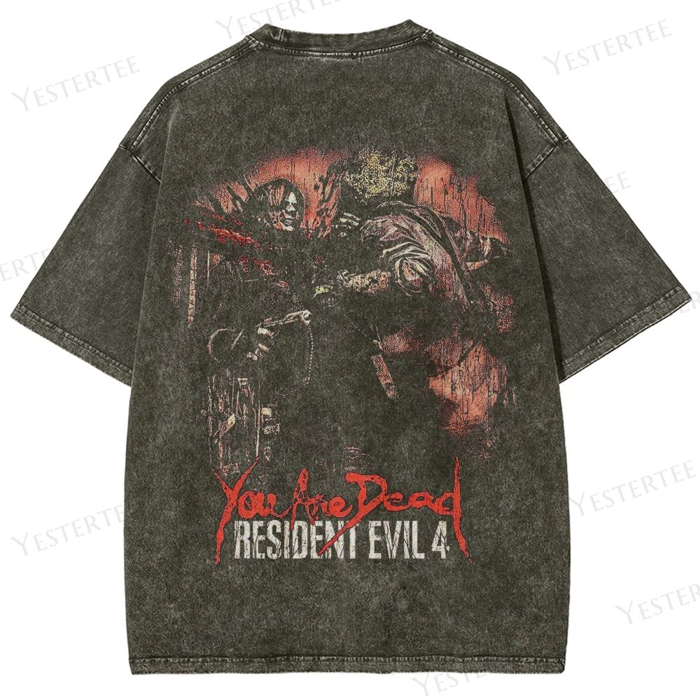 Survival Horror Tribute Washed T-Shirt 