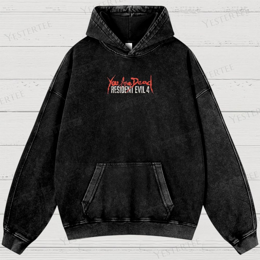 Survival Horror Tribute Washed Hoodies 