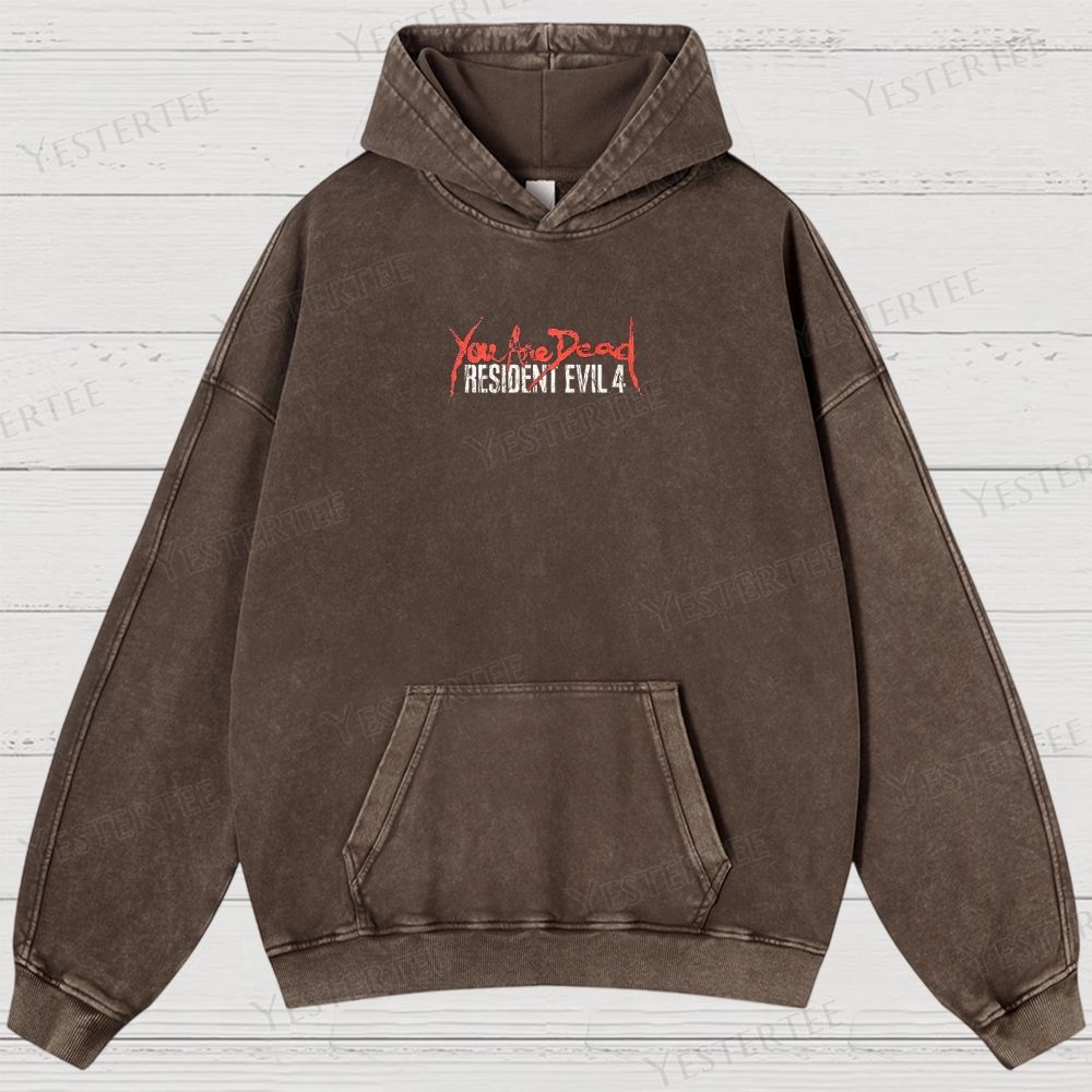 Survival Horror Tribute Washed Hoodies 