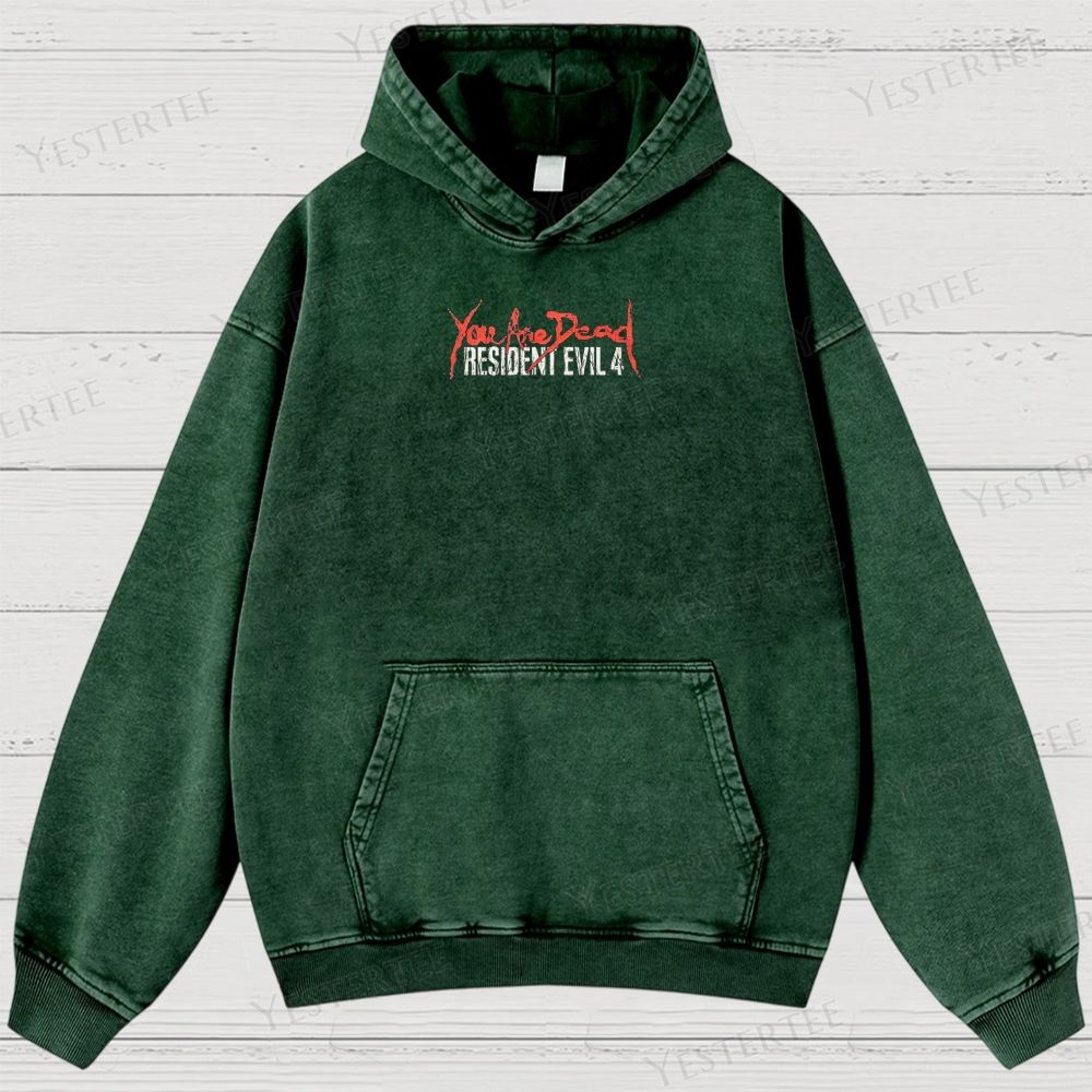Survival Horror Tribute Washed Hoodies 