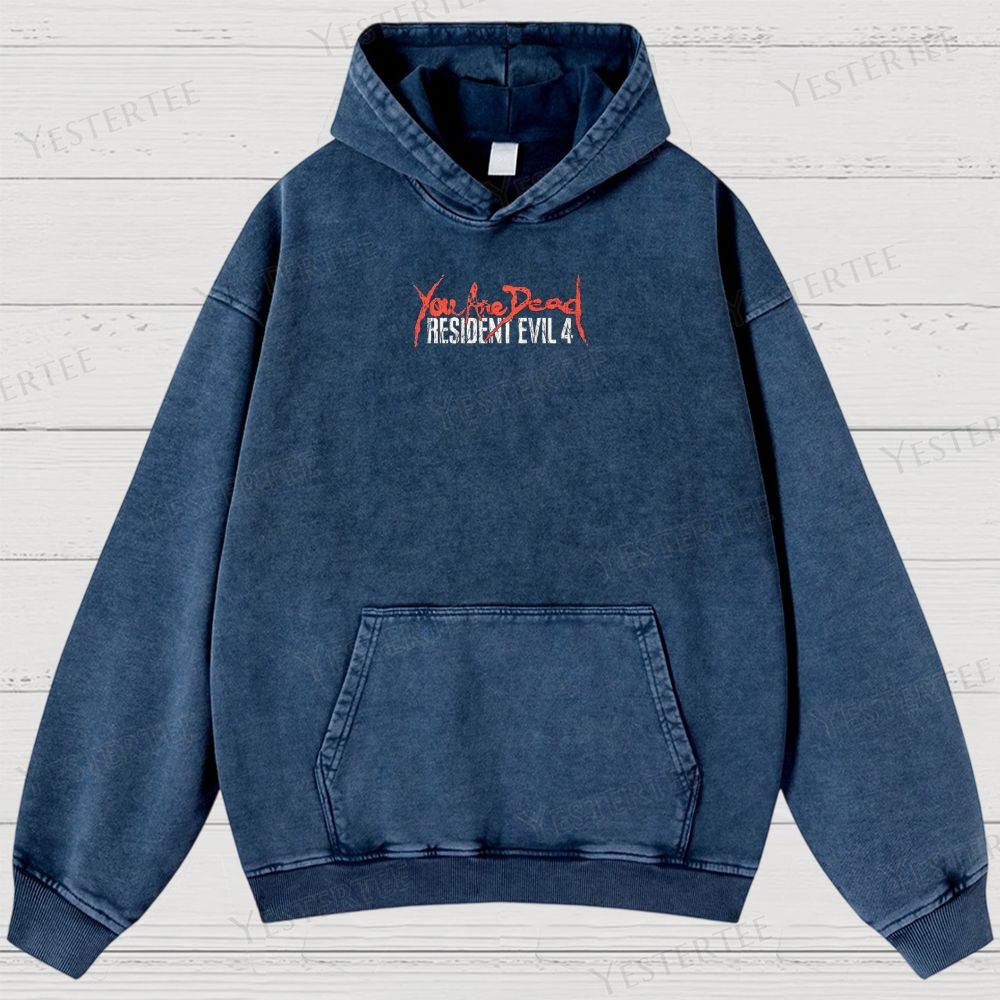 Survival Horror Tribute Washed Hoodies 