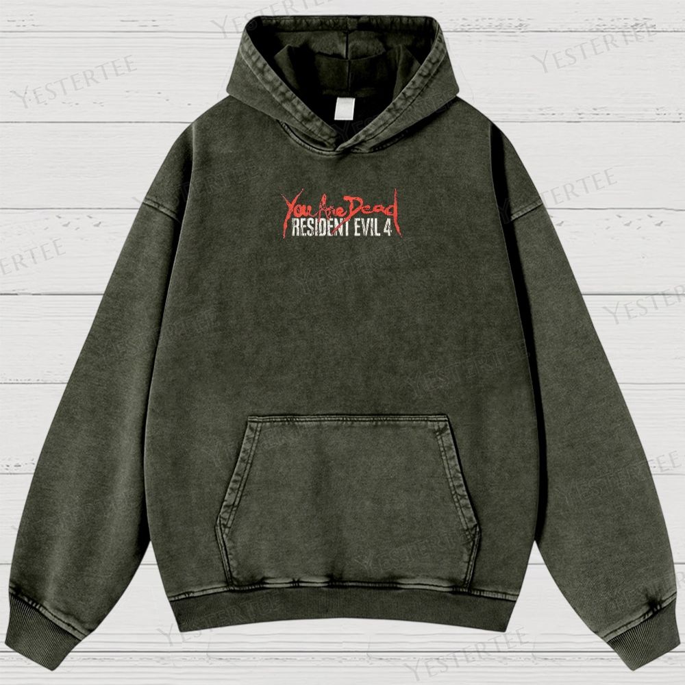 Survival Horror Tribute Washed Hoodies 