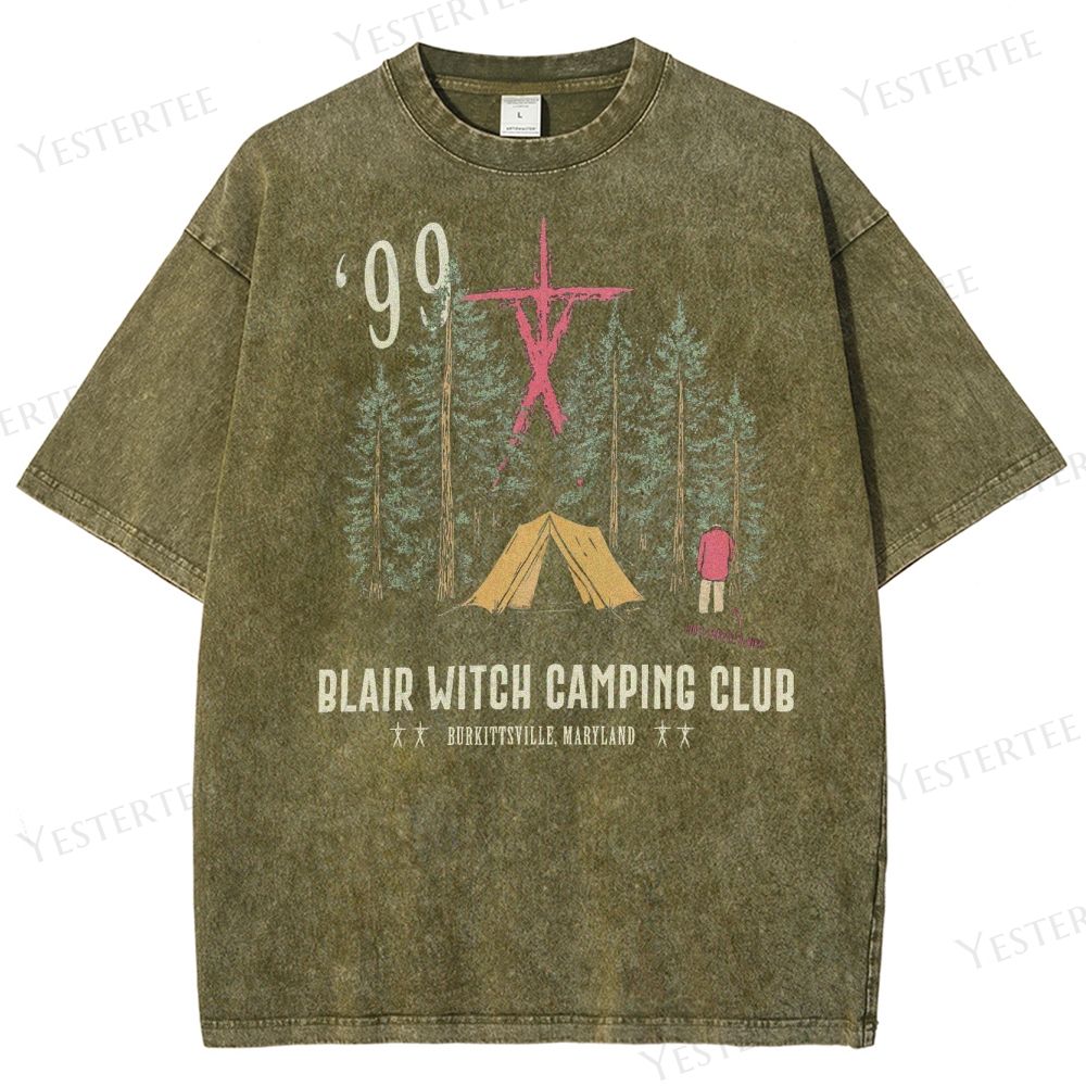 Forest Ritual Camping Washed T-Shirt 