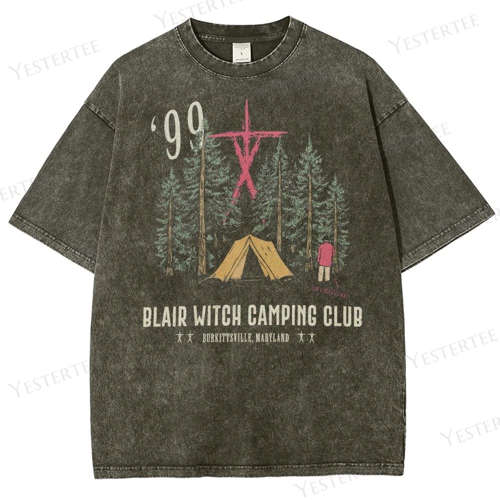 Forest Ritual Camping Washed T-Shirt 