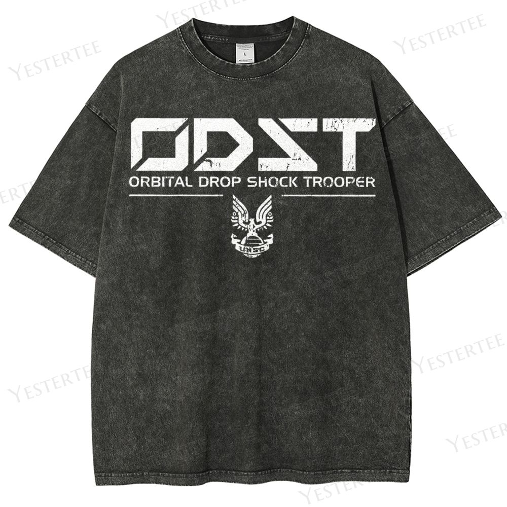 Tactical Sci-Fi Drop Trooper Washed T-Shirt 