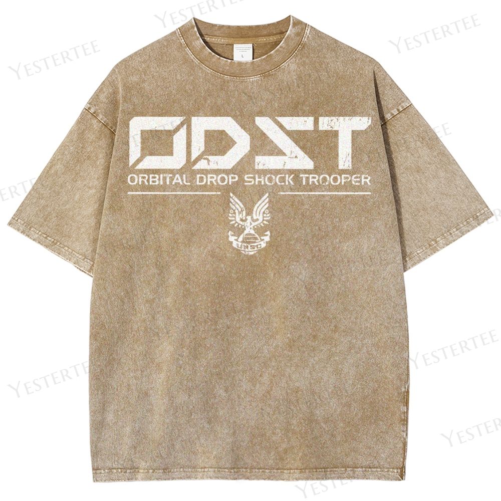 Tactical Sci-Fi Drop Trooper Washed T-Shirt 