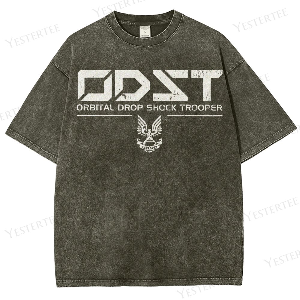 Tactical Sci-Fi Drop Trooper Washed T-Shirt 