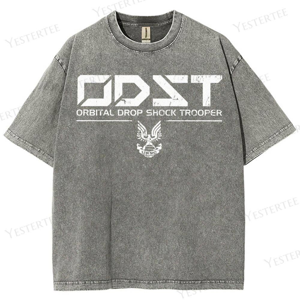 Tactical Sci-Fi Drop Trooper Washed T-Shirt 