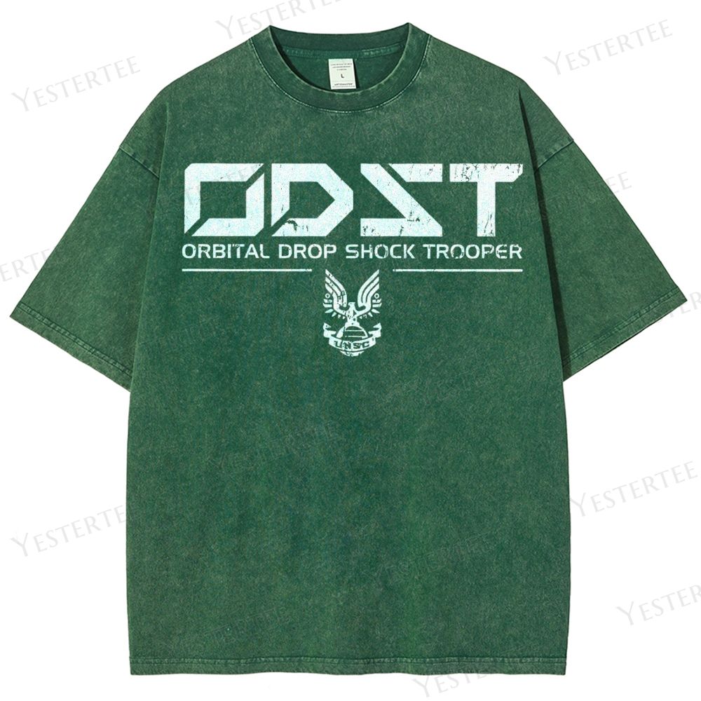 Tactical Sci-Fi Drop Trooper Washed T-Shirt 