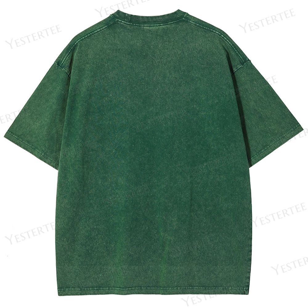 Retro Haunted Mountain Hotel Washed T-Shirt