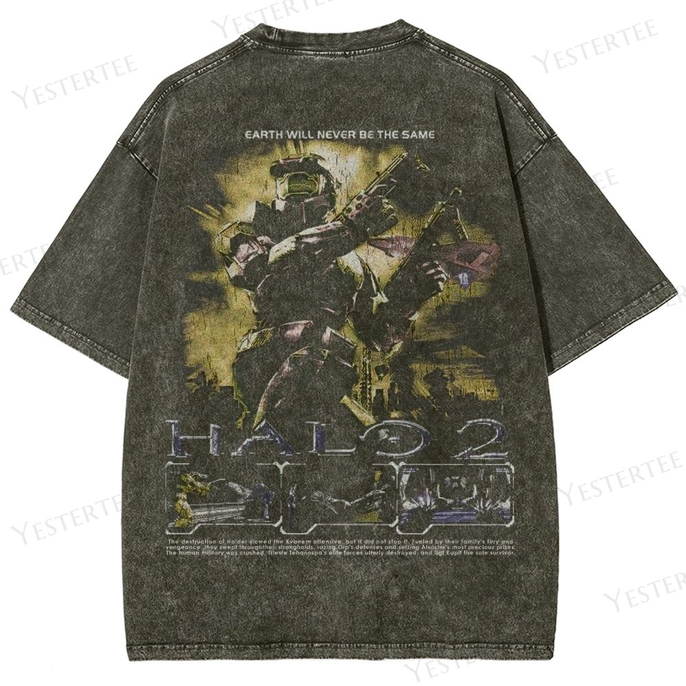Armored Hero in Sci-Fi Washed T-Shirt 