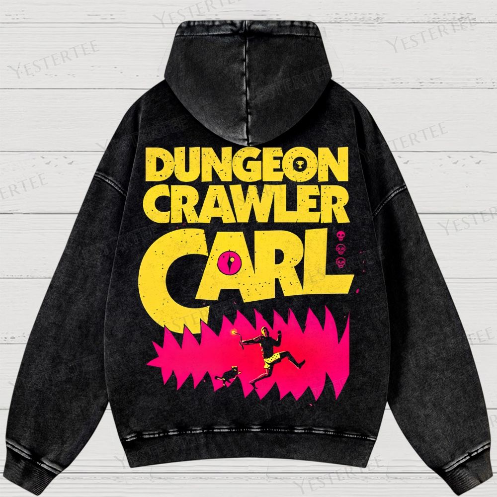 Neon Dungeon Runner Washed Hoodies 