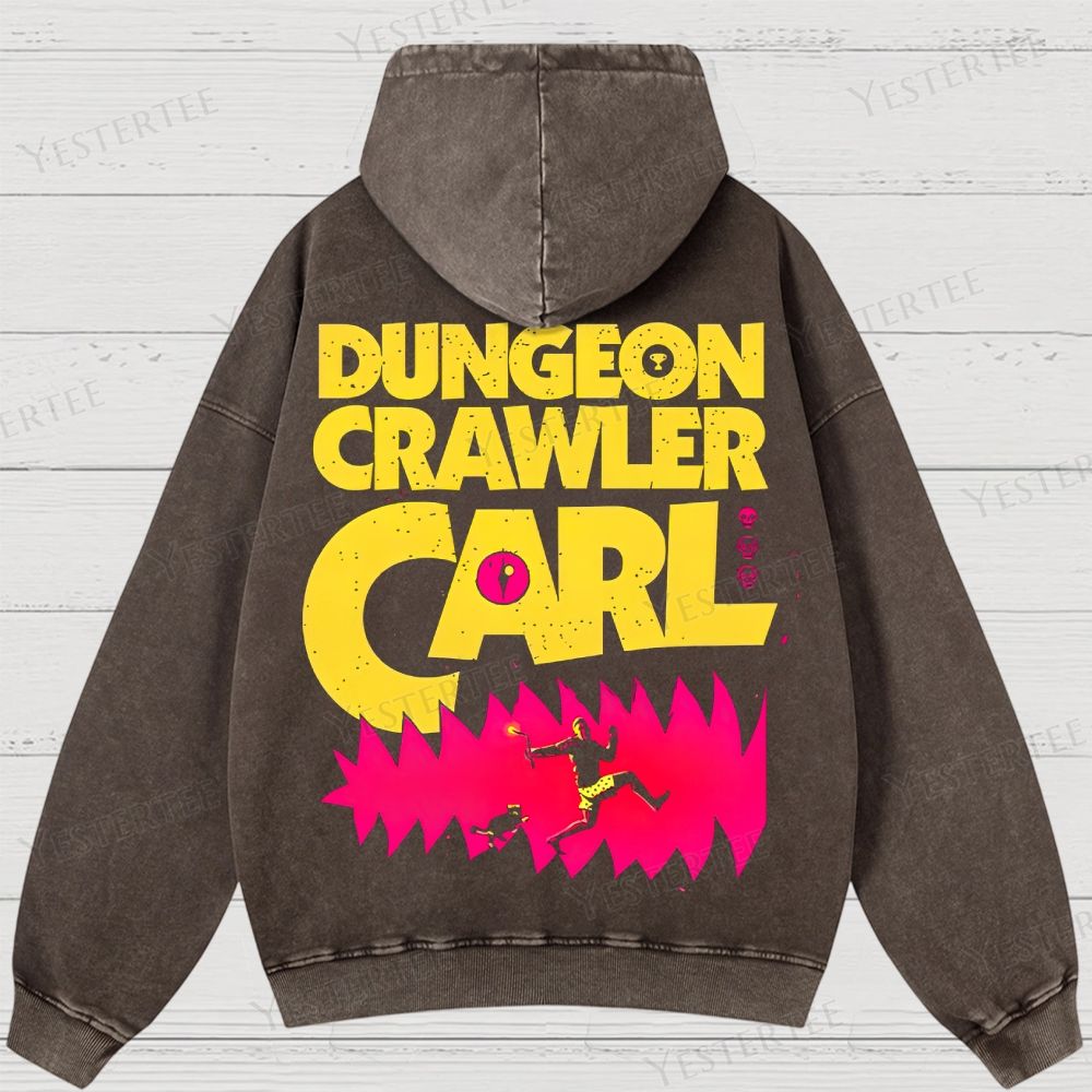 Neon Dungeon Runner Washed Hoodies 