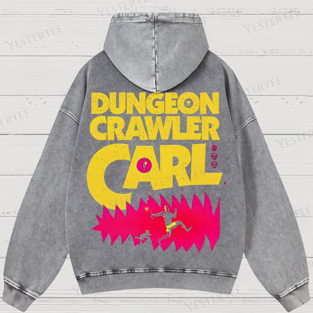 Neon Dungeon Runner Washed Hoodies 