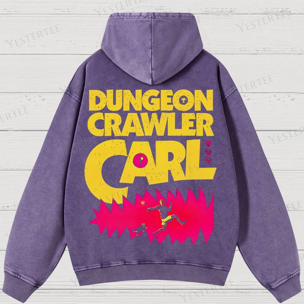 Neon Dungeon Runner Washed Hoodies 