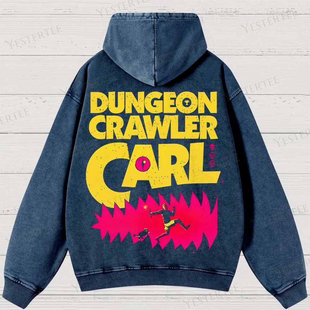 Neon Dungeon Runner Washed Hoodies 