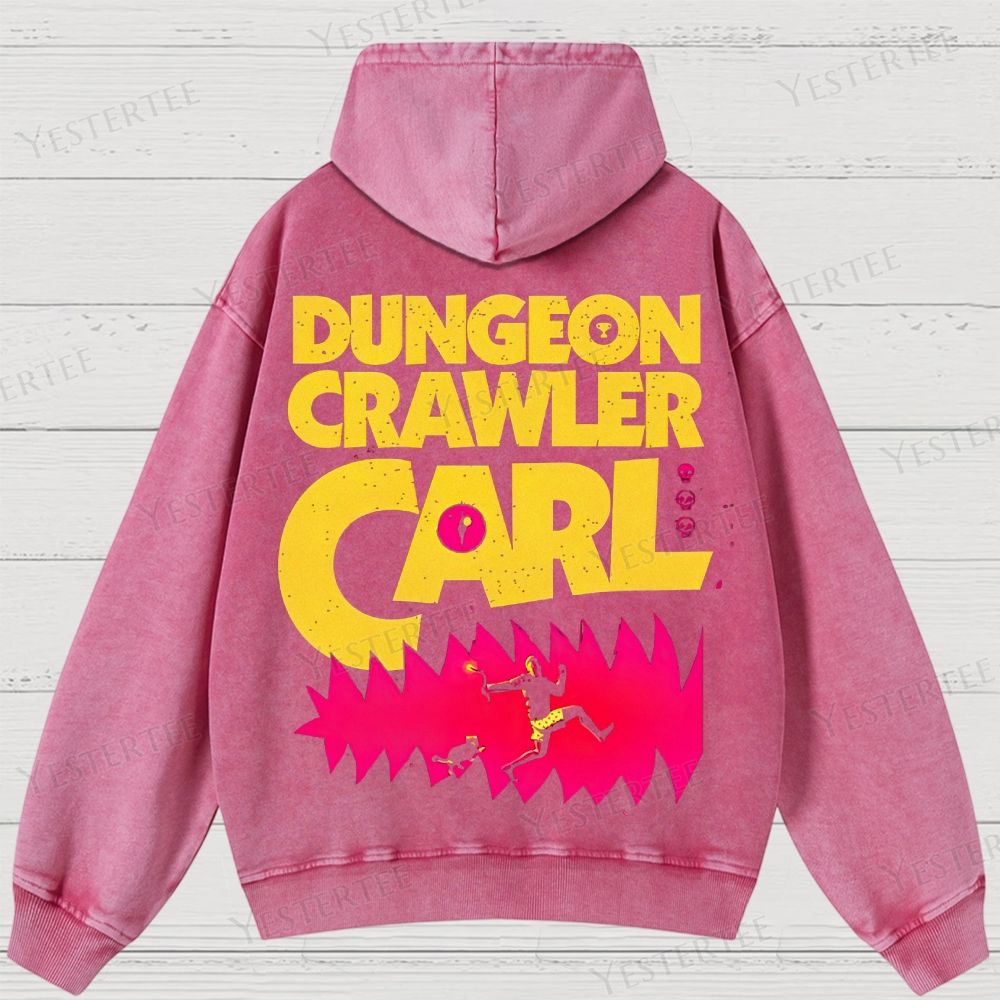 Neon Dungeon Runner Washed Hoodies 