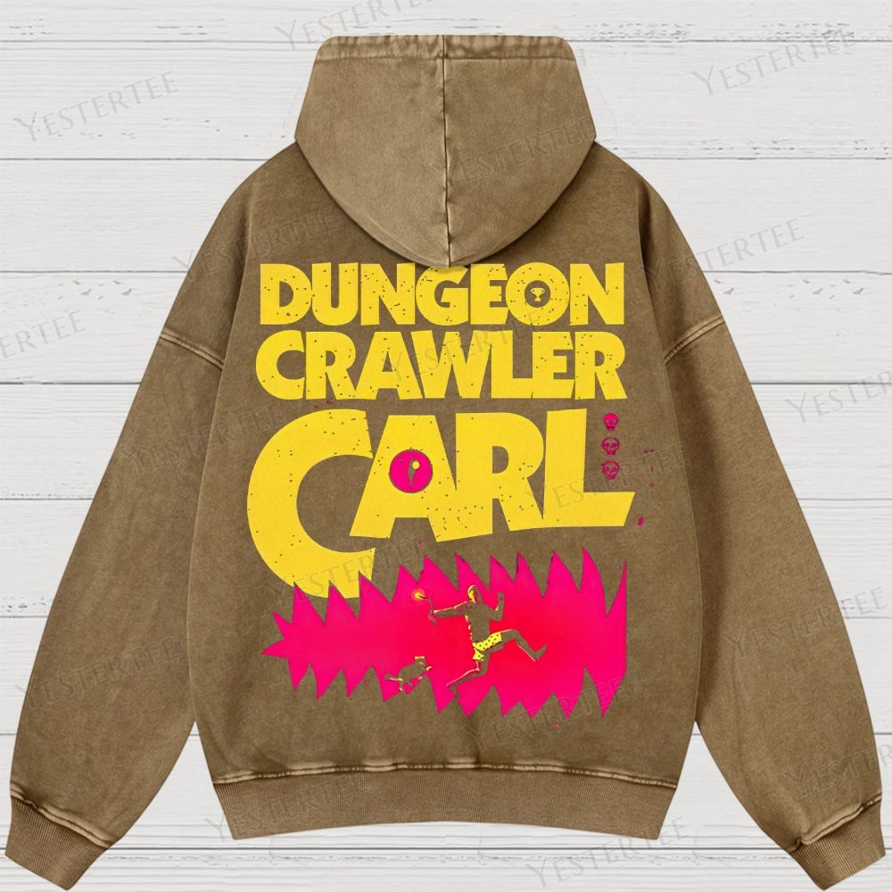 Neon Dungeon Runner Washed Hoodies 