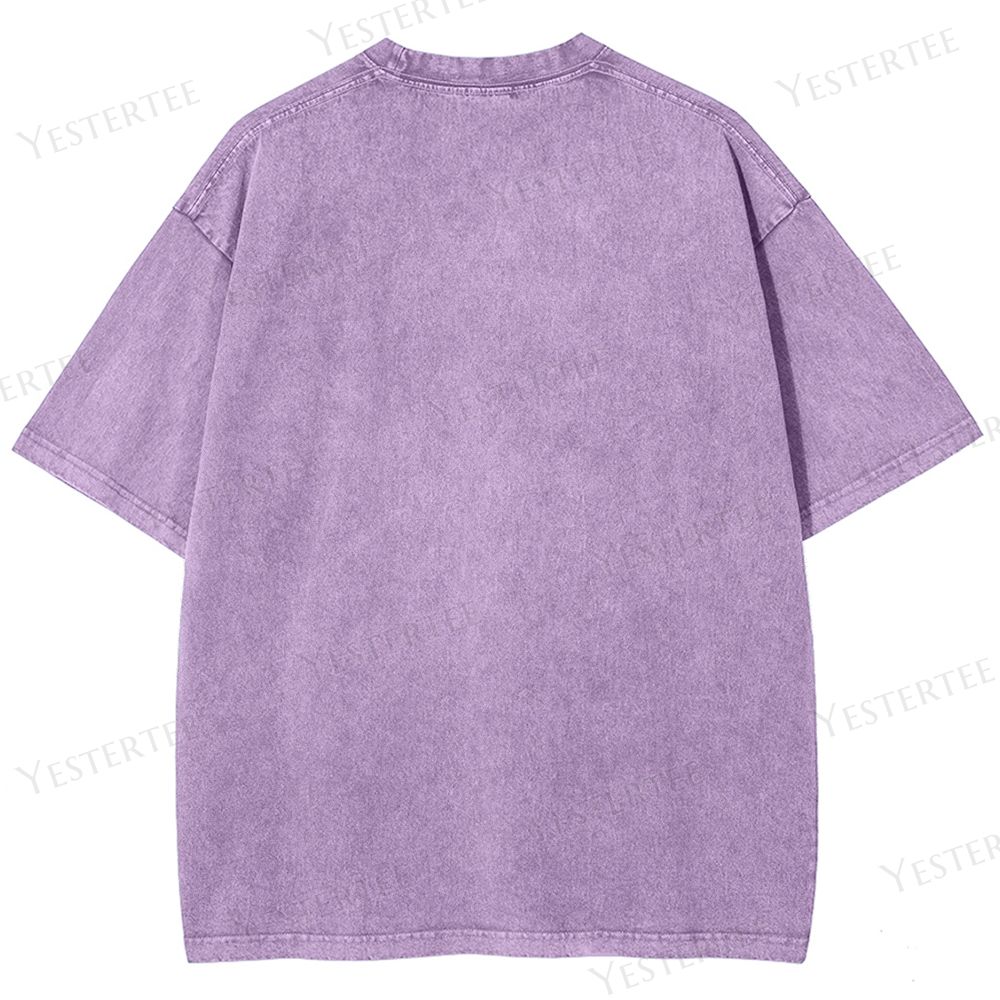 Retro Korok Forest Enchanted Tree Graphic Washed T-Shirt