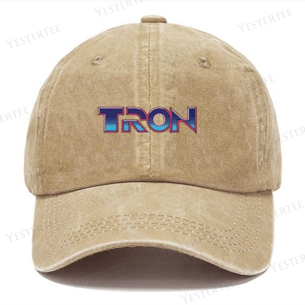 Cyber Glow Style Casual Washed Cap