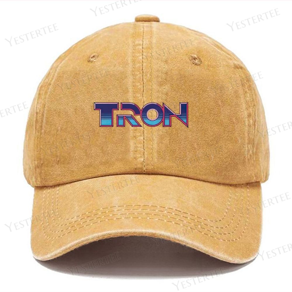 Cyber Glow Style Casual Washed Cap