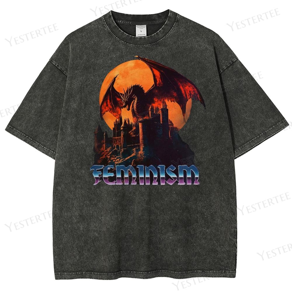 Dragon Sovereignty  Washed T-Shirt 