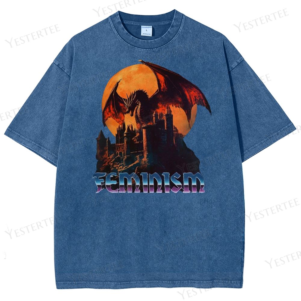 Dragon Sovereignty  Washed T-Shirt 