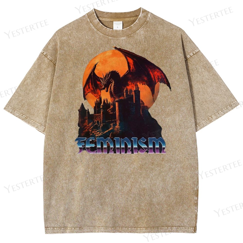 Dragon Sovereignty  Washed T-Shirt 