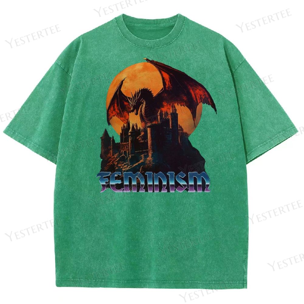 Dragon Sovereignty  Washed T-Shirt 