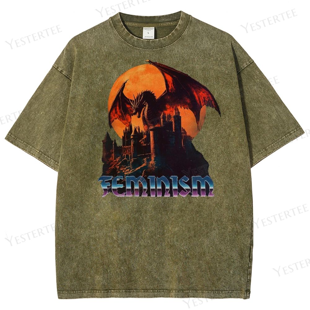 Dragon Sovereignty  Washed T-Shirt 