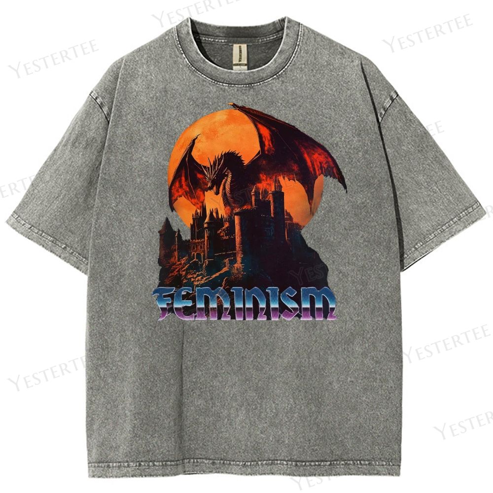 Dragon Sovereignty  Washed T-Shirt 