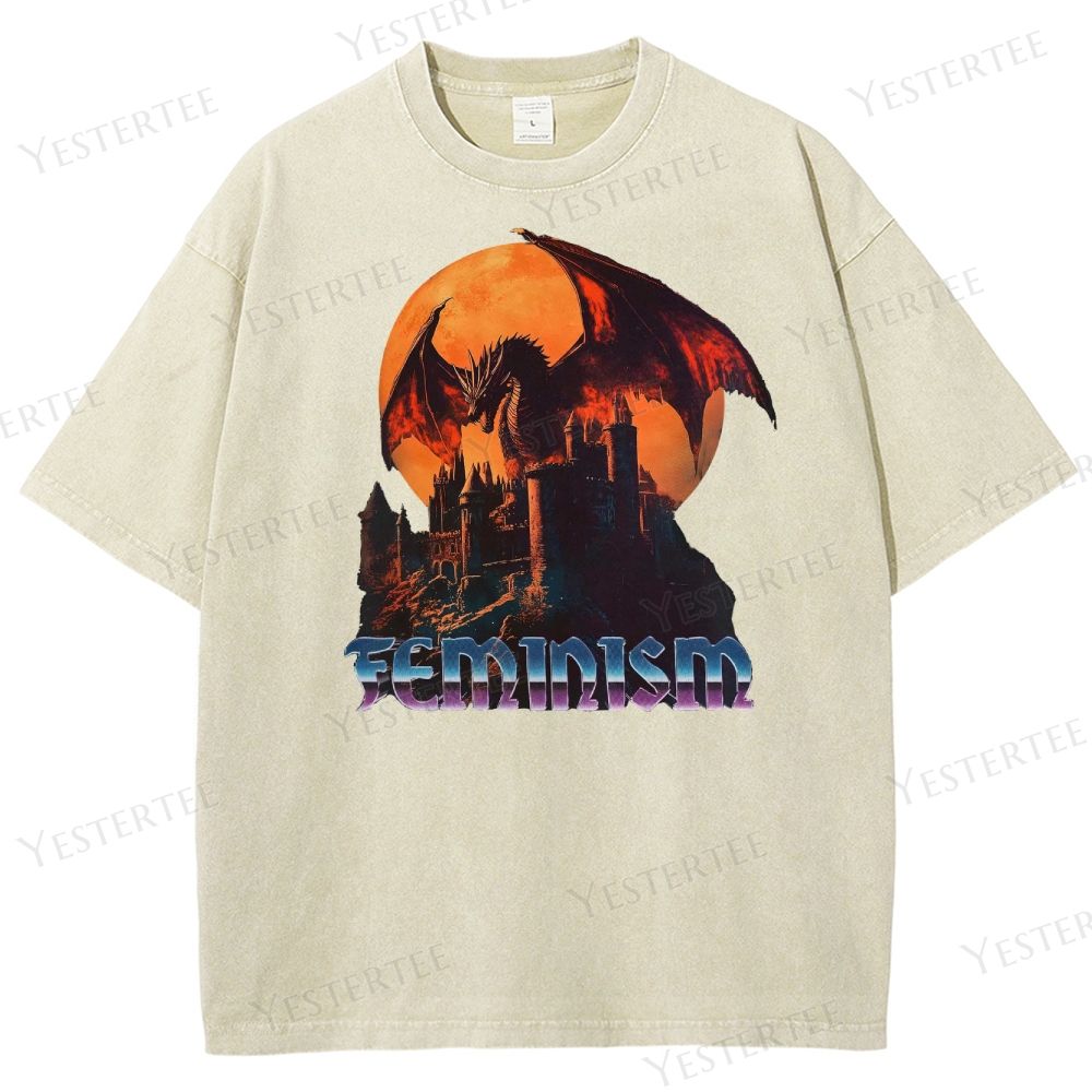 Dragon Sovereignty  Washed T-Shirt 