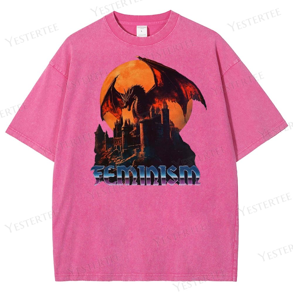 Dragon Sovereignty  Washed T-Shirt 