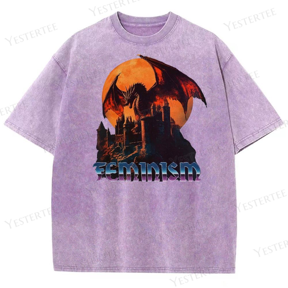 Dragon Sovereignty  Washed T-Shirt 