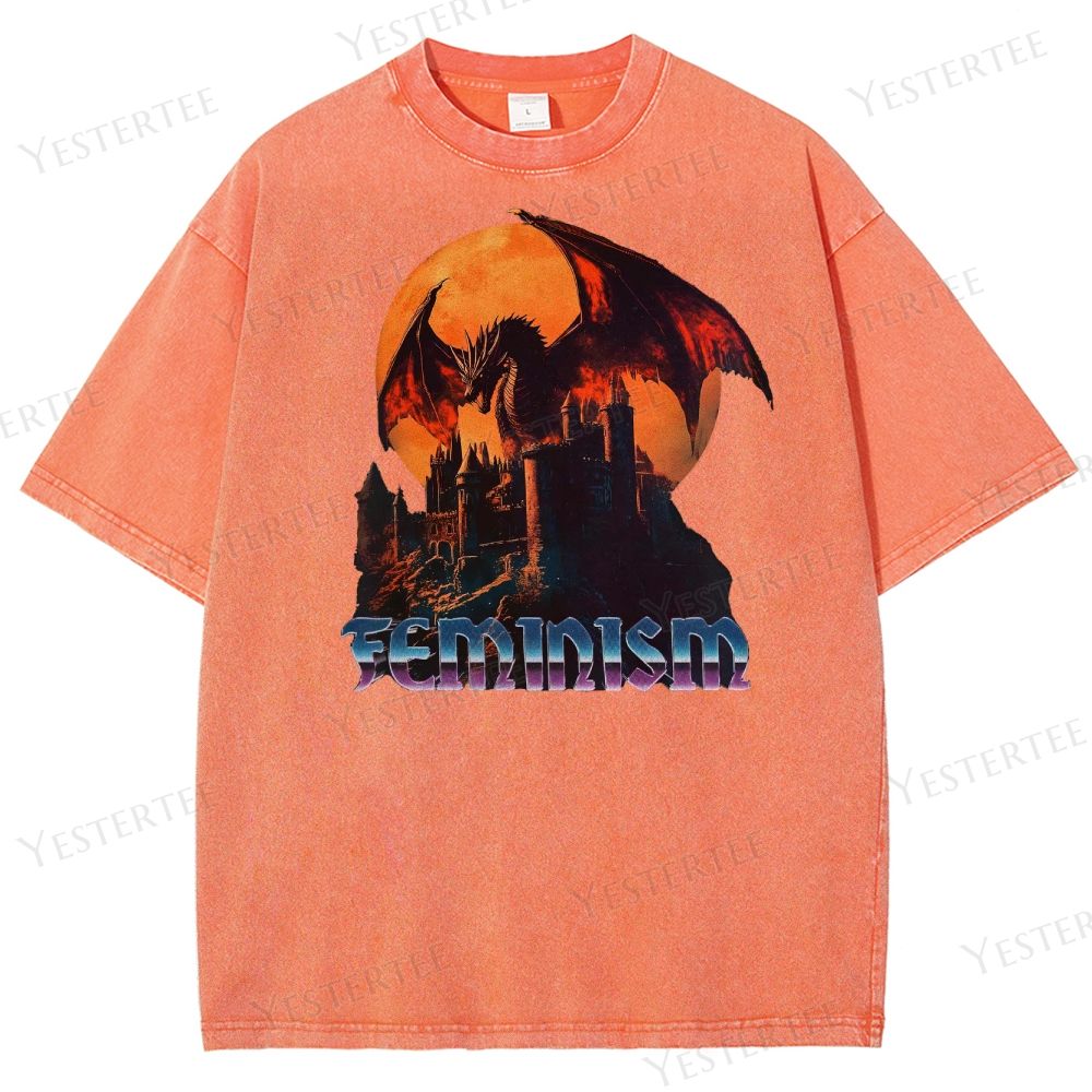 Dragon Sovereignty  Washed T-Shirt 