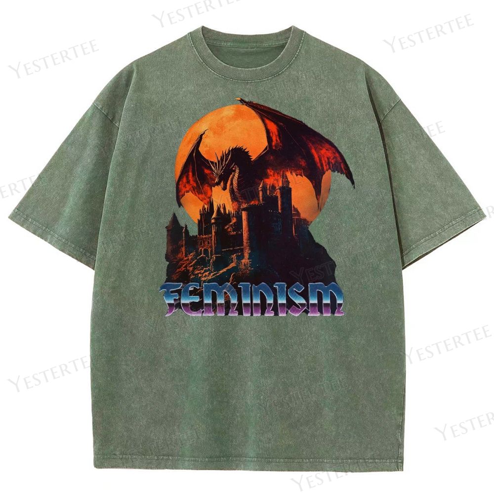 Dragon Sovereignty  Washed T-Shirt 