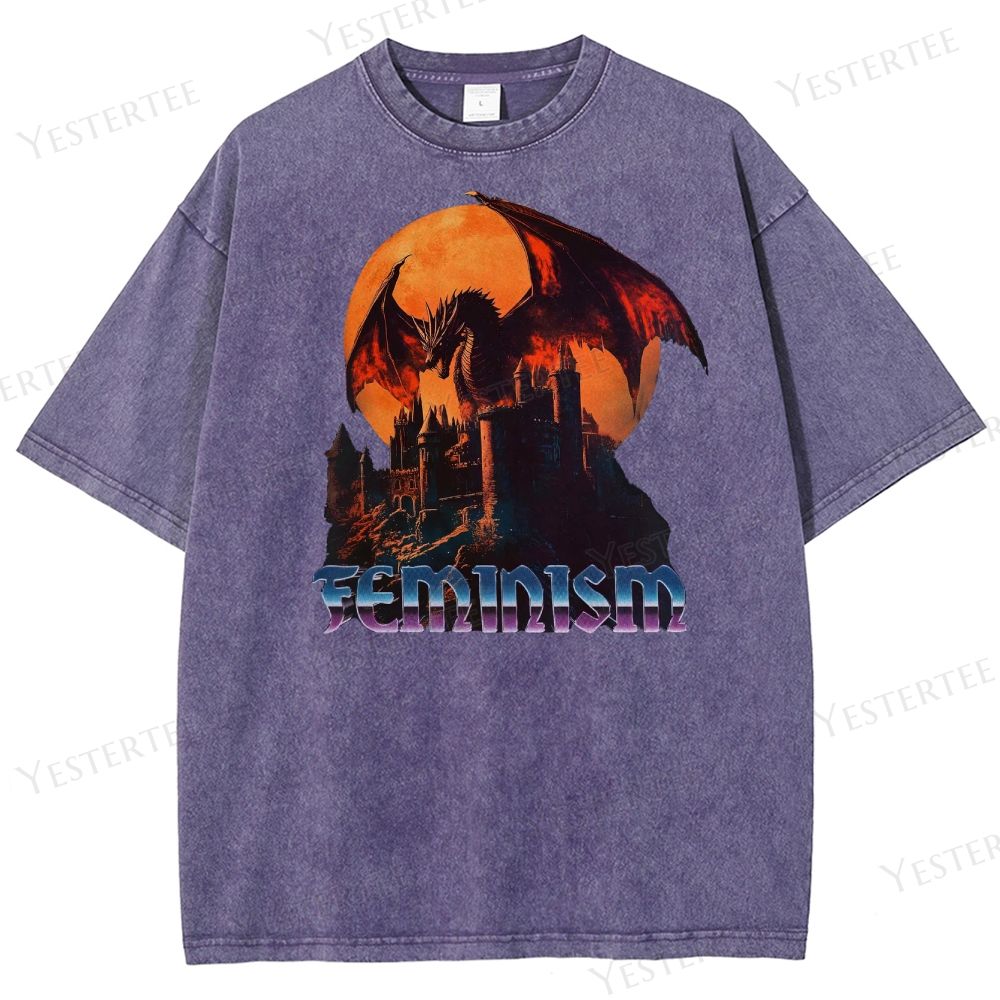 Dragon Sovereignty  Washed T-Shirt 