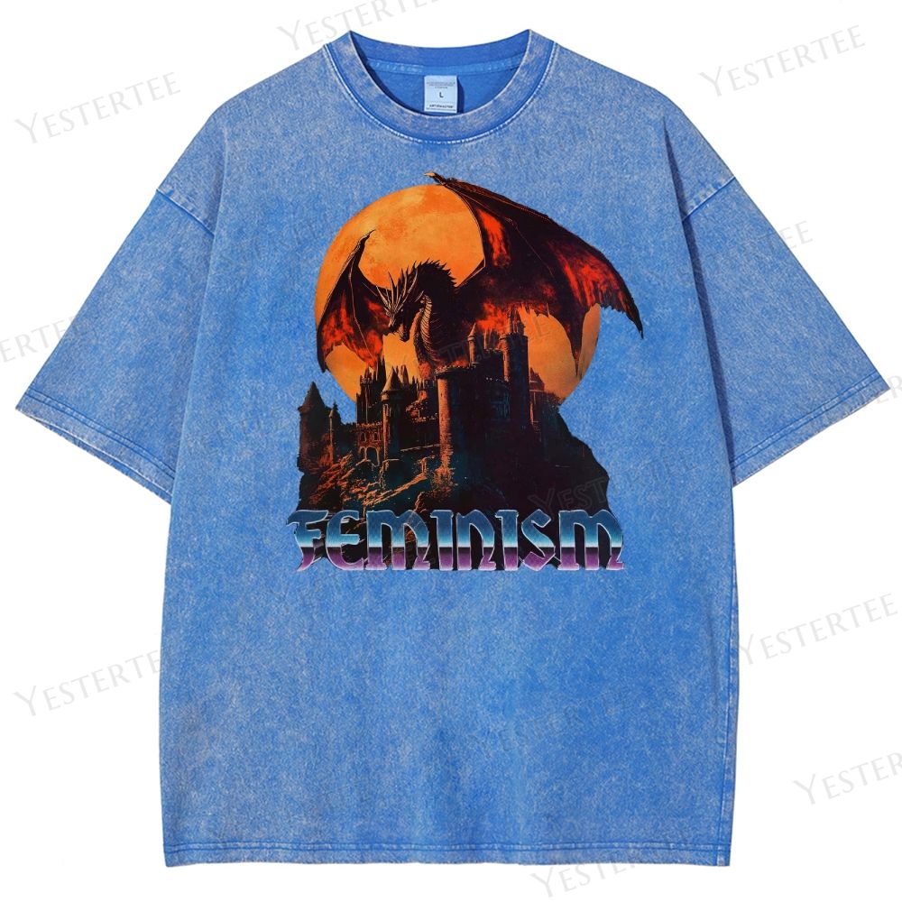 Dragon Sovereignty  Washed T-Shirt 