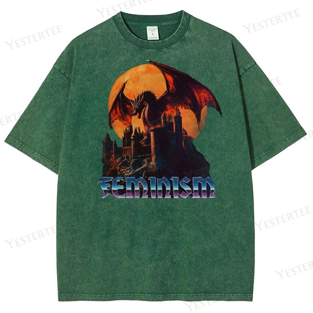 Dragon Sovereignty  Washed T-Shirt 