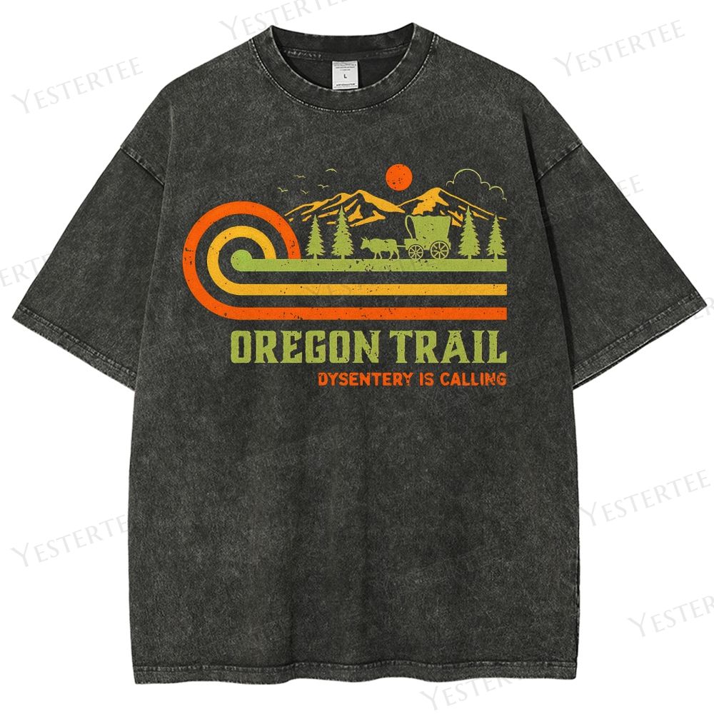 Retro Trail Survival Washed T-Shirt 