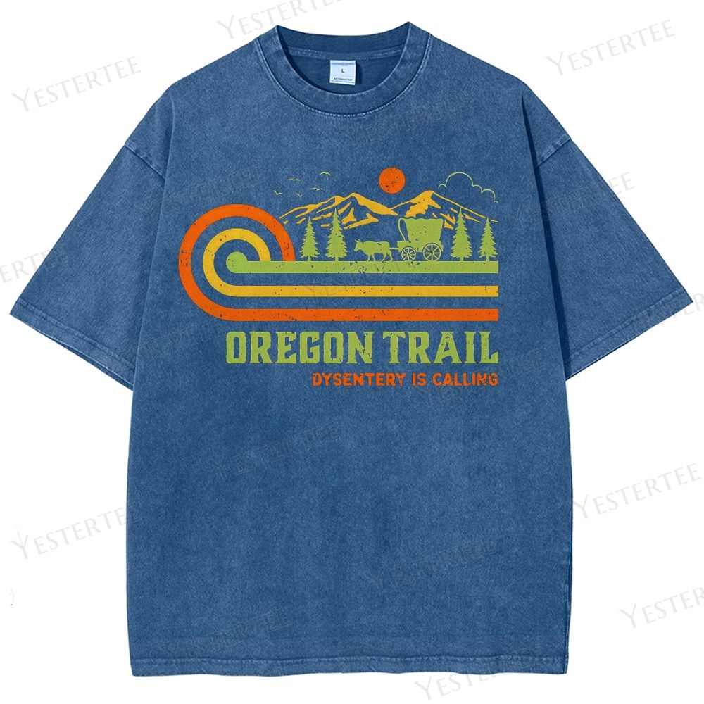 Retro Trail Survival Washed T-Shirt 