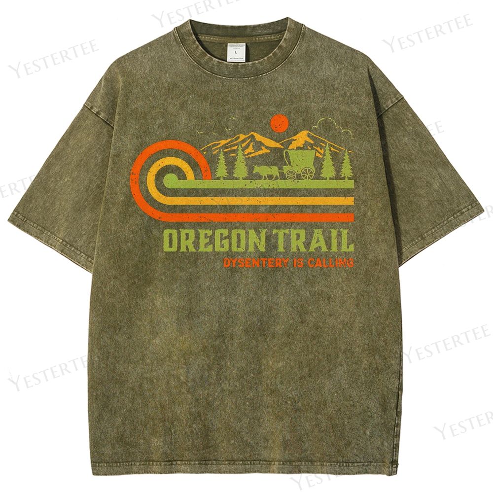 Retro Trail Survival Washed T-Shirt 